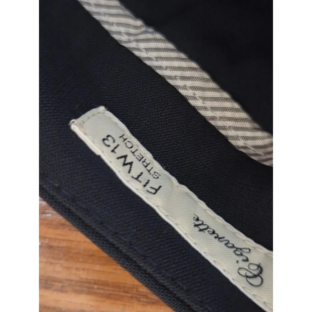 Weekend Max Mara Cigarette Fit W13‎ Trousers Navy Blue Stretch Pants Womens 10